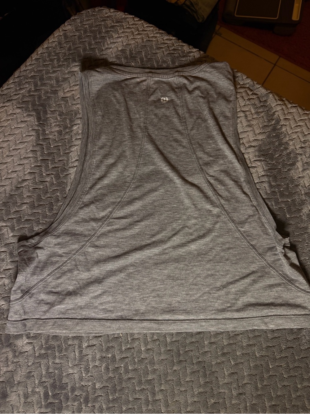 lululemon athletica Gray Muscle Tank Top